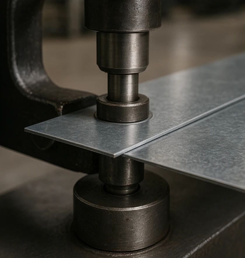 Clean, weld-free joining of metal sheets